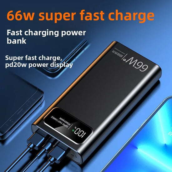 20,000mAh High-capacity Portable Mobile Power Bank, New Style, Hot Sale, 66W Super Fast Charging Power Bank,External Battery