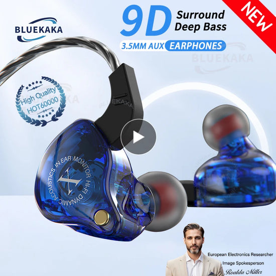 Mobile Wired Headphones Heavy Bass 3.5mm For Phone Earphones Stereo In Ear Headphones with Mic Earbuds Hifi Music Sport Headset